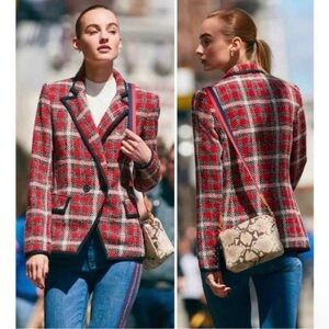 Veronica Beard Harriet Dickey Blazer Tweed